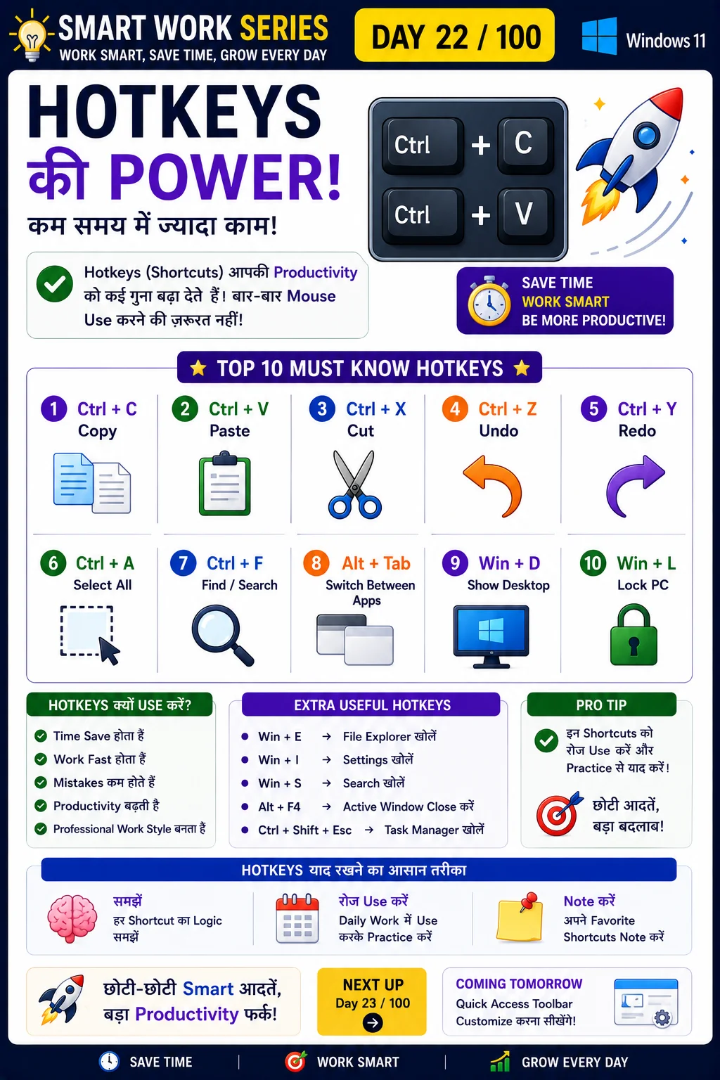 10 Must-Know Hotkeys